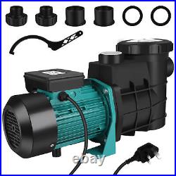 1.5HP 1100W Swimming Pool Pump Motor In/Above Ground with Strainer Filter Basket