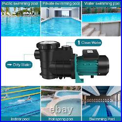 1.5HP 1100W Swimming Pool Pump Motor In/Above Ground with Strainer Filter Basket