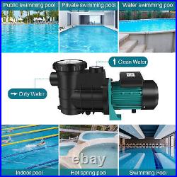 1.5HP Swimming Pool Pump In/Above Ground with Motor Strainer Filter 1100W-UK STOCK