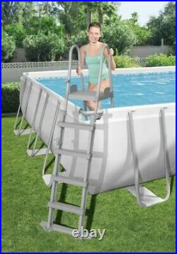 10 in set Bestway 56475 24 FT (732x366x132cm) Rectangular Pool with Sand Pump