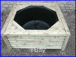 1000 Litre Free Standing Wooden Pond, Above Ground Pond Full Package Available