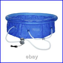 10FT New Inflatable Swimming Pool Above Ground Backyard Portable + Filter Pump F