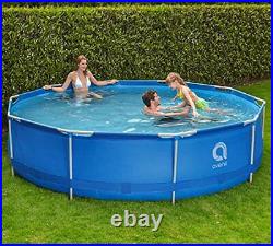 10ft Above Ground Swimming Pool for Kids Adults, Outdoor Steel Frame Round