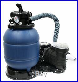 12 Sand Filter with 2880 GPH Water Pump for Intex Above Ground Swimming Pool