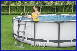 12 foot Pool Bestway Steel Pro Frame Swimming & Pump 12ft x 39.5in New Gen