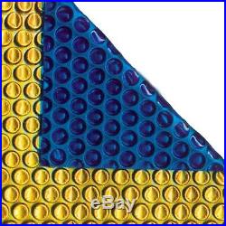 12ft Round Gold/Blue 500 Micron Swimming Pool Cover Solar Heat Retention