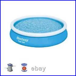 12ft X 30inch Bestway Inflatable Fast Set Pool Garden Above Ground Swimming Pool