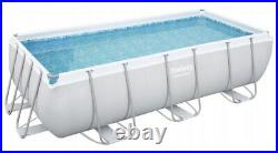 12in1 SWIMMING POOL BESTWAY 404cm x 201cm x 100cm Above Ground Rectangle + PUMP
