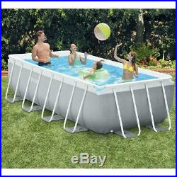 13FT Above Ground Pool Swimming Paddling Garden Intex with Pump & Ladder 2M