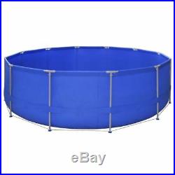 15ft x 48in Durable Steel Frame Round Above Ground Swimming Pool Capacity 16015L