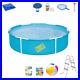 15in1 SWIMMING POOL BESTWAY 152cm 5ft Above Ground Round Pool + PATCHES