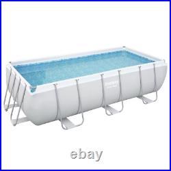 16in1 SWIMMING POOL BESTWAY 412cm x 201cm x 122cm Above Ground Rectangle + PUMP