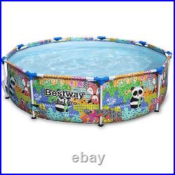 19in1 SWIMMING POOL BESTWAY 274cm 9ft Above Ground Round Pool + PATCHES