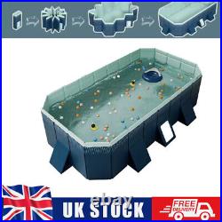 1X Foldable Family Swimming Pool Kids Paddling Pools Above Ground Garden Outdoor