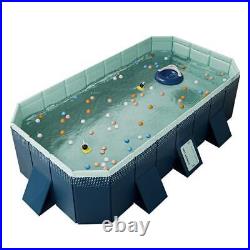 1X Foldable Family Swimming Pool Kids Paddling Pools Above Ground Garden Outdoor