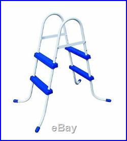 2 STEP POOL LADDER FOR ABOVE GROUND UP TO 33 / 84 cm SWIMMING POOL WALL HEIGHT