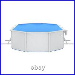 20FT Swimming Pool with Safety Ladder Above Ground Fun Swim Garden Pools 610 cm