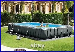 32FT INTEX 26378(975x488x132cm)Big Rectangular Ground Garden Swimming Pool