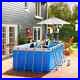 5Person Above Ground Portable Swimming Pool Ladder Pump Outdoor Garden Backyard