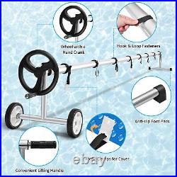 6.7 m Adjustable Above Ground Pool Solar Cover Reel Pool Cover Reel Roller Set