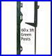60 X GREEN 3FT POLY POSTS Electric Fencing Fence Stakes 90cm Above Ground