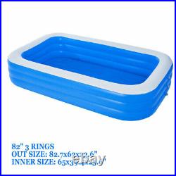 82 x 63 for kids spas Square swimming pool for adult above ground pool