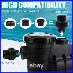 900With1100W 1.5HP Swimming Pool Pump In/Above Ground+Motor Strainer Filter Basket