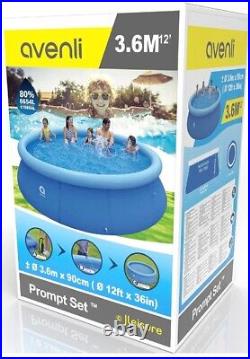 AVENLI Family Prompt Set Pool Set, Above Ground Pool, (360 x 90 cm without Pump)