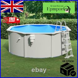 Above-Ground Swimming Pool 360cm with Ladder, Skimmer, Steel Walls