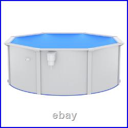 Above-Ground Swimming Pool 360cm with Ladder, Skimmer, Steel Walls