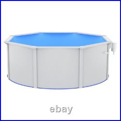 Above-Ground Swimming Pool 360cm with Ladder, Skimmer, Steel Walls