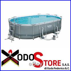 Above Ground Swimming Pool Bestway 56710 Oval 549 x 274 x 122 cm Mail x