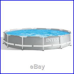 Above Ground Swimming Pool Intex 12ft Large Frame Garden Kids Outdoor Fun Play