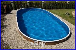 Above Ground Swimming Pool Kit 30x15ft Oval
