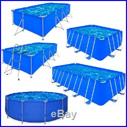 Above Ground Swimming Pool Steel Frame Ladder Cover Choice Rectangular/Round