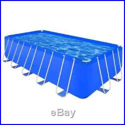 Above Ground Swimming Pool Steel Frame Round/Rectangular/PE Pool Cover 8 Models