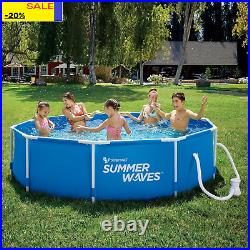 Active 10 Foot X 30 Inch Metal Frame Outdoor Backyard above Ground Swimming Pool