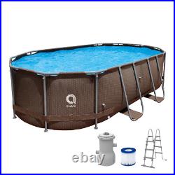 Avenli 14ft x 9ft x 39.5 Oval Frame Swimming Pool + Pump + accessories