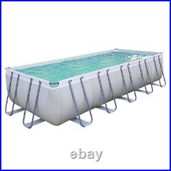 Avenli 21ft x 10ft x 52 Rectangular Swimming Pool +Sand Filter Pump