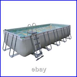 Avenli 21ft x 10ft x 52 Rectangular Swimming Pool +Sand Filter Pump