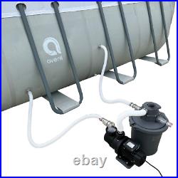 Avenli 21ft x 10ft x 52 Rectangular Swimming Pool +Sand Filter Pump