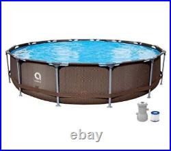 Avenli SWIMMING POOL 15ft X 33 BEST Large ROUND STEEL FRAME ABOVE GROUND GARDEN