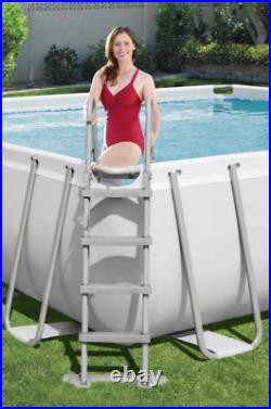 BESTWAY 18 FT(549x274x122cm) Rectangular Pool with Sand Pump -Set 10 accessories