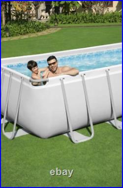 BESTWAY 18 FT(549x274x122cm) Rectangular Pool with Sand Pump -Set 10 accessories