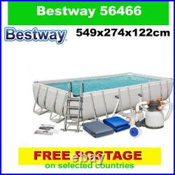 BESTWAY 56466 swimming pool Above Ground Pool + PUMP 549x274x122cm