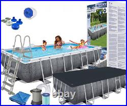 BESTWAY 56998 18'x9'x48 (549x274x122cm) Swimming Pool Set 10 accessories