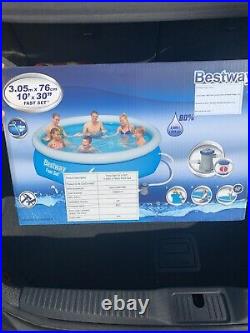 BestWay 10ft x 30 Inchs Fast Set Above Ground Swimming Pool FREE DELIVERY UPS