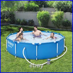 BestWay 10ft x 30inch Steel ProT Above Ground Swimming Pool Set