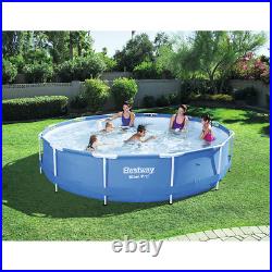 BestWay 12ft x 30inch Steel ProT Above Ground Swimming Pool