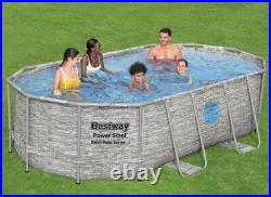 BestWay Swimming Pool Set Oval Vista 56714 New Model Free Delivery